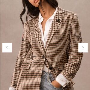 Houndstooth Blazer for Women, size small - relaxed fit
